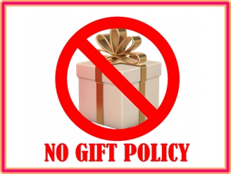 ประกาศนโยบายไม่รับของขวัญ No Gift Policy