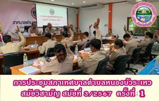 การประชุมสภา สมัยวิสามัญ สมัยที่ 3/2567 ครั้งที่ 1